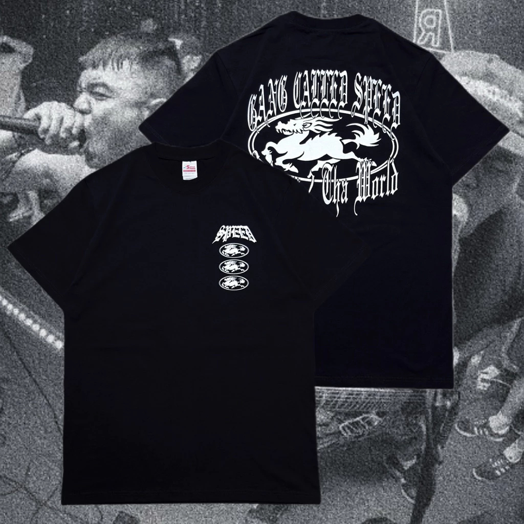 Hardcore Speed Gang เรียกว่า Speed Sydney 2 Tha World Band เสื้อยืด Heavyweight Cotton 24s Unisex ผู