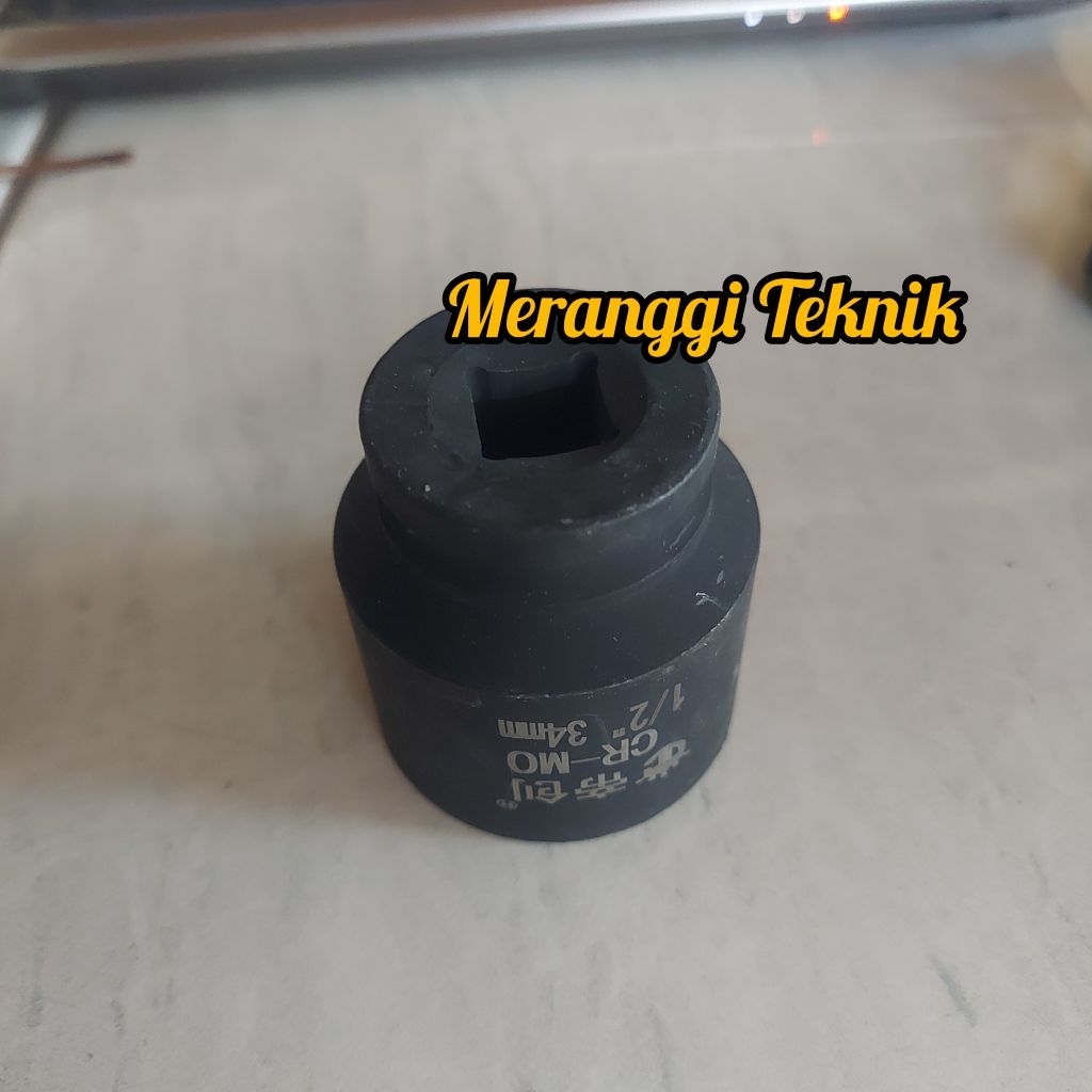 MATA ลูกบ๊อกซ์สั้น 1/2" 6PT 34 mm 36 mm