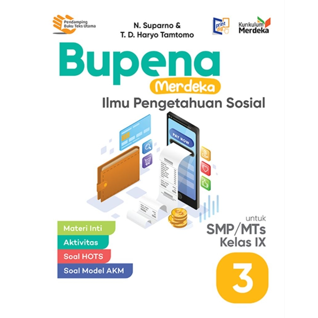 หนังสือ Bupena Social Studies สําหรับหลักสูตรอิสระระดับมัธยมศึกษาตอนต้นชั้นประถมศึกษาปีที่ 9