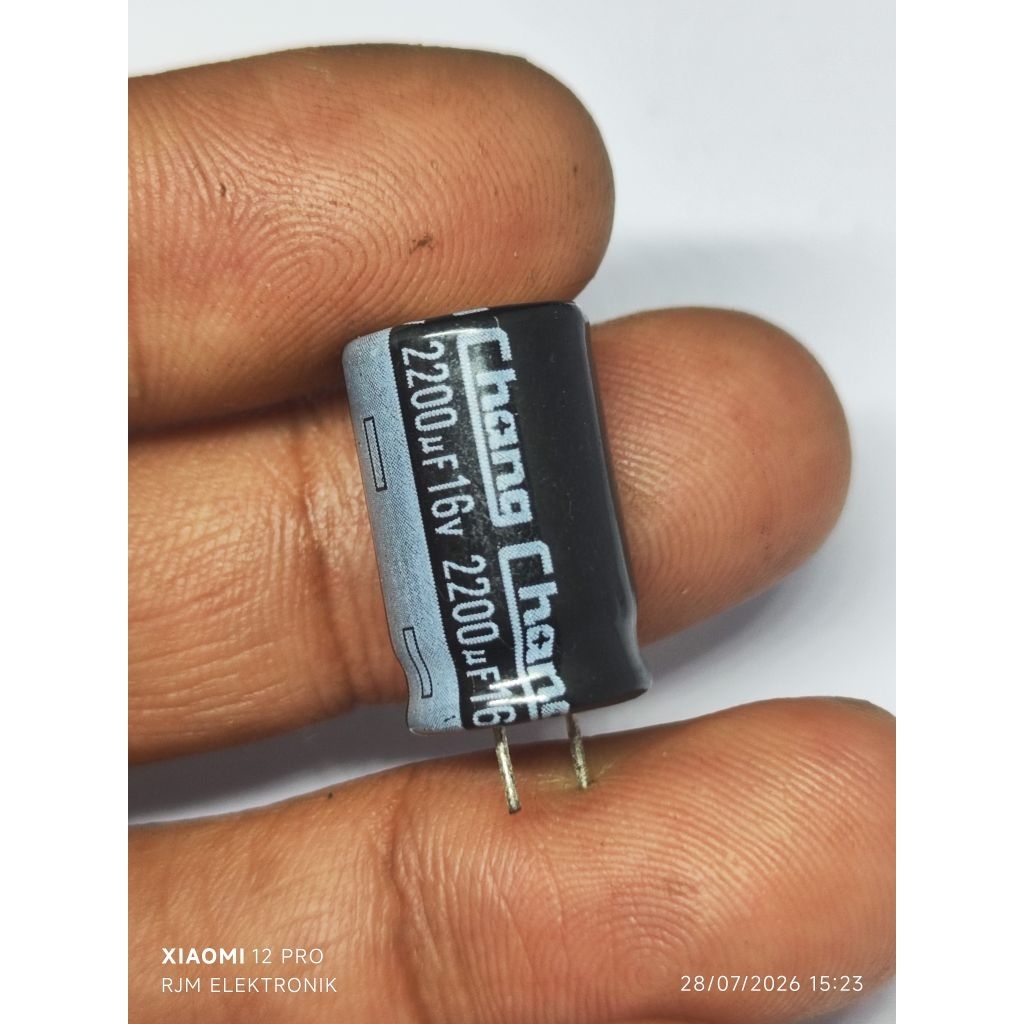 Elco 2200uf 16v เดิม