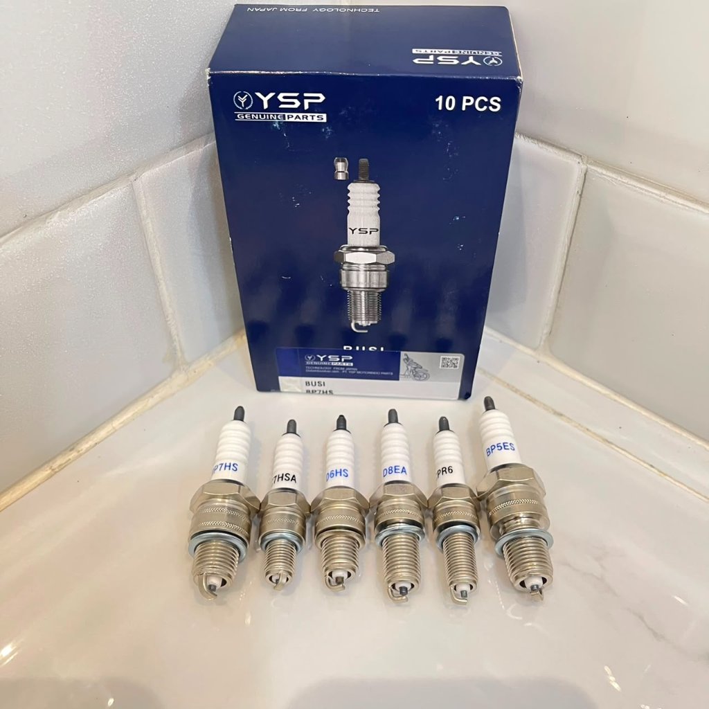 (RETAIL) YSP Y1-10 C7SHA CPR6 CPR9 BP7HS BP5ES D8EA U27U SPARK PLUG / MOTORCYCLE SPARK PLUG