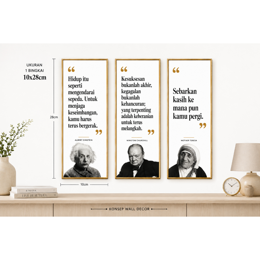 50% 3 ชิ้น AESTHETIC WALL DECORTATIONS 3D WISE WORDS LATEST พิเศษ MOTIFS 10x28 CM