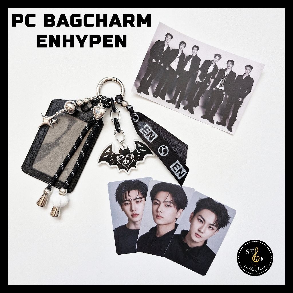PC Bagcharm ENHYPEN B&W (สีดําและสีขาว)