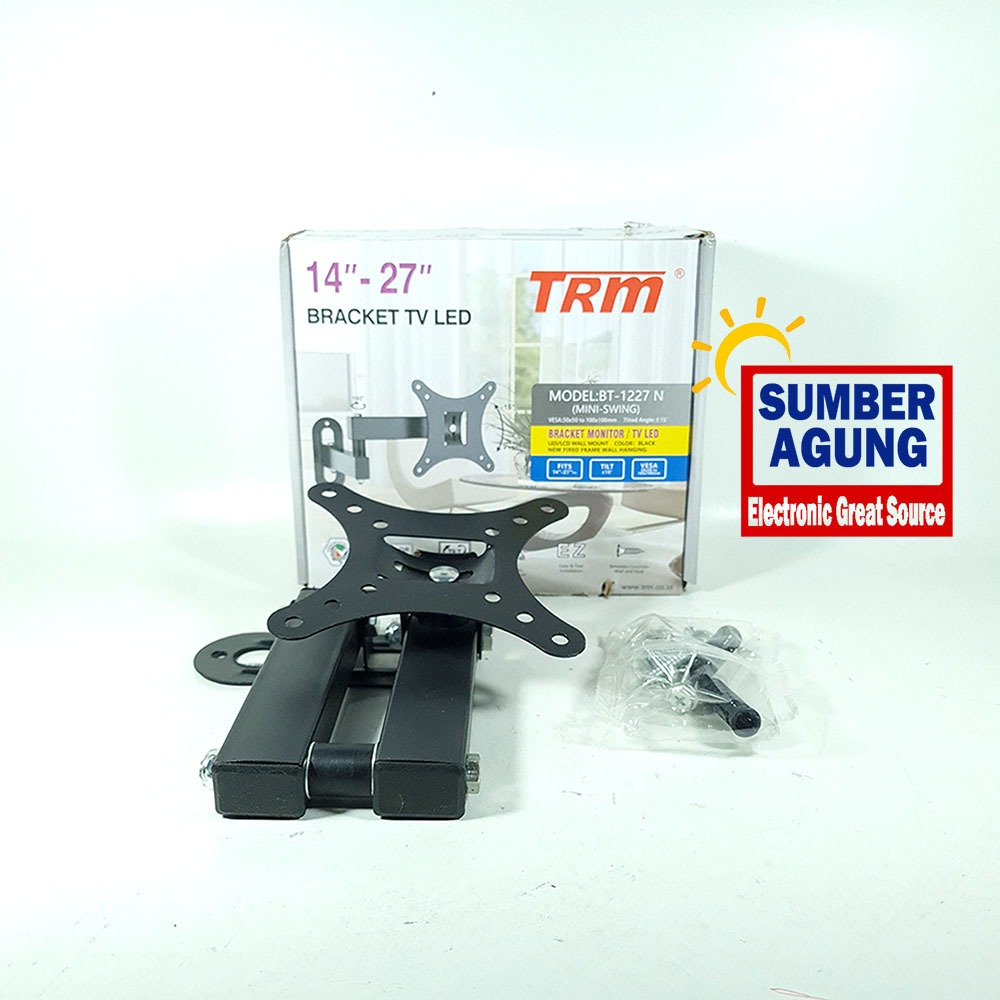 TRM 27 นิ้ว Mini Swing TV Bracket 14 นิ้ว LED TV - 27 นิ้ว Wall Mount Mini Swing
