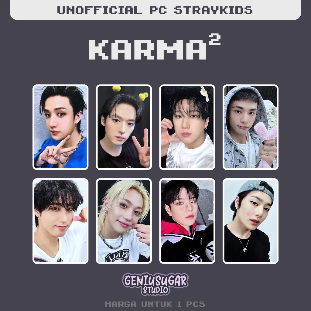 1 ชิ้น - [STRAYKIDS] KARMA UNOFFICIAL PHOTOCARD [2]