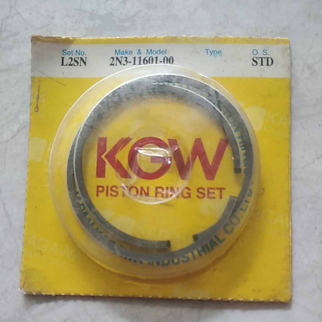 Yamaha L2SN L2 SUPER L2G 2N3-1201-30 OS 0.00 STD KGW แหวนลูกสูบ