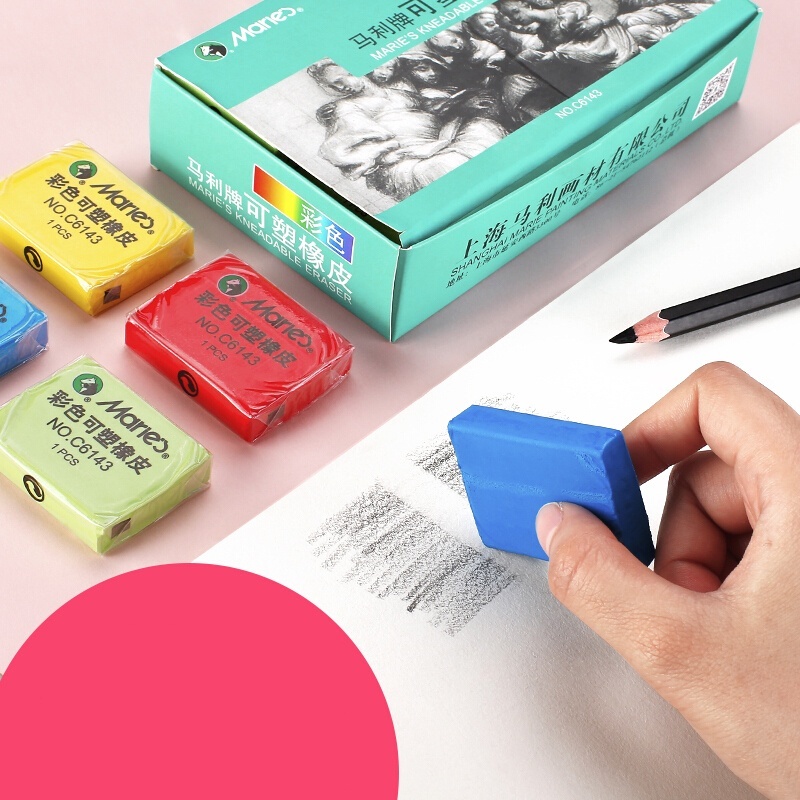 MARIES COLORFUL KNEADABLE ERASER TYPE C6143