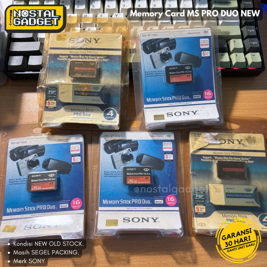 ใหม่ Memory Stick Pro Duo PSP Camera 4GB 16GB ของแท้