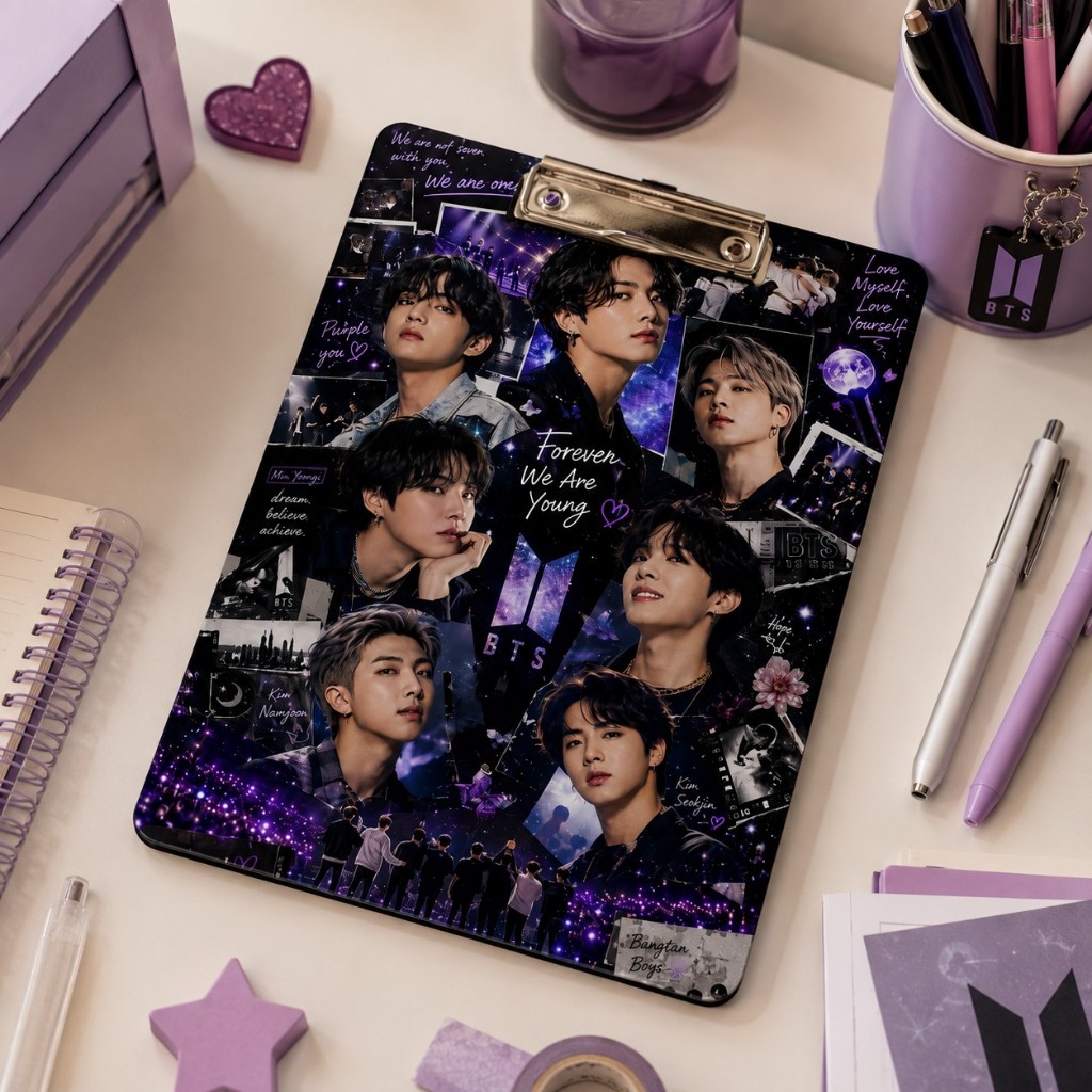 KPOP BTS SELCA EXAM BOARD ARMY PHOTO MERCH BANGTAN PICTURE TAEHYUNG JUNGKOOK JIMIN SUGA JOHOPE JIN R