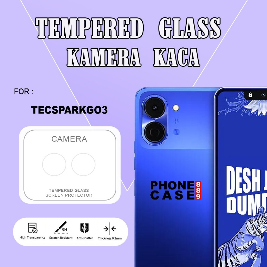 TECNO SPARK 6 GO TECNO SPARK GO 1 2024 TECNO SPARK GO 2023 TECNO SPARK GO 3 กระจกนิรภัยเลนส์ PROTECT
