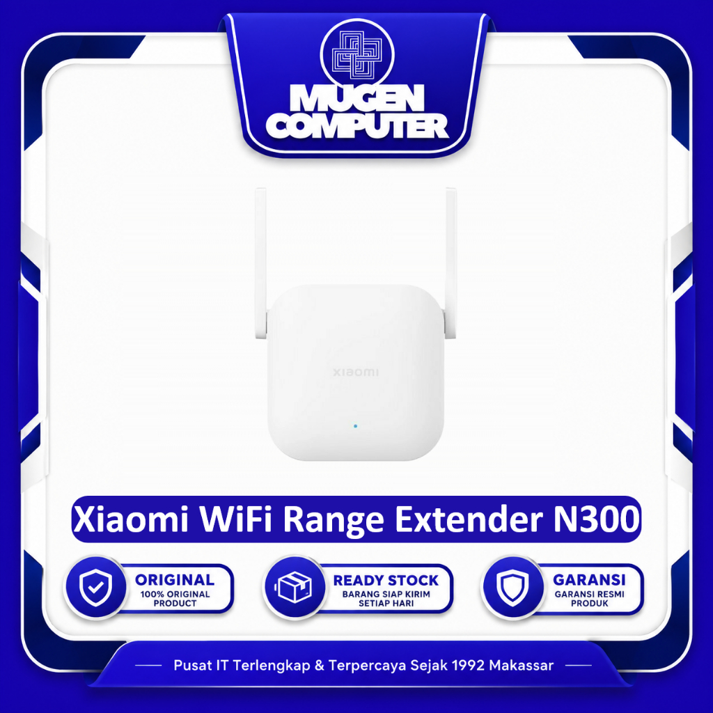 Xiaomi WiFi Range Extender N300 สัญญาณ WiFi 300Mbps ไร้สายต้นฉบับการรับประกันอย่างเป็นทางการ