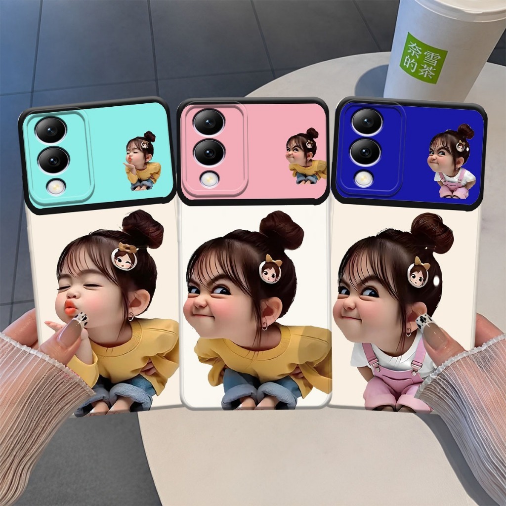 (FA-01) VIVO Y17S Softcase Procamera Silicon Case motif ugly gem0y Silicon - Casing HP - Soft Case A