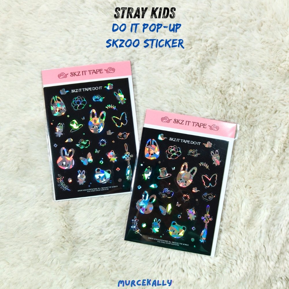 Stray Kids DO IT POP-UP SKZOO สติ๊กเกอร์ WOLFCHAN LEEBIT DWAEKKI JINIRET QUOKKA BBOKARI PUPPYM FOXI.