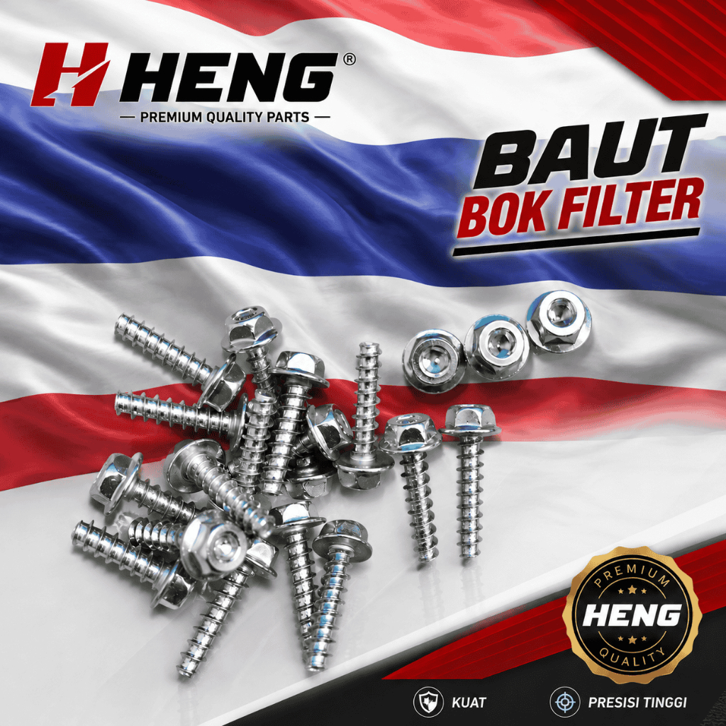 2-KEY FILTER BOX BOLT BLUE CHROME AIR FILTER BOLT VARIO 125 150 SCOOPY GENIO NMAX MIO PCX ETC.