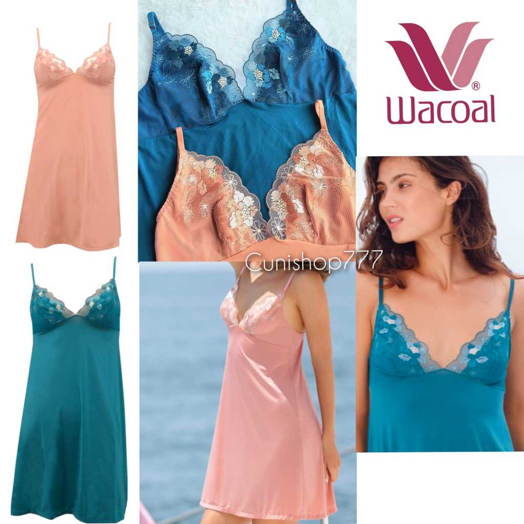 WACOAL LINGERIE FLORAL ML IN 3218 TOSCA SALEM SEXY LACE WOMENS MIDI NIGHTWEAR IN3218