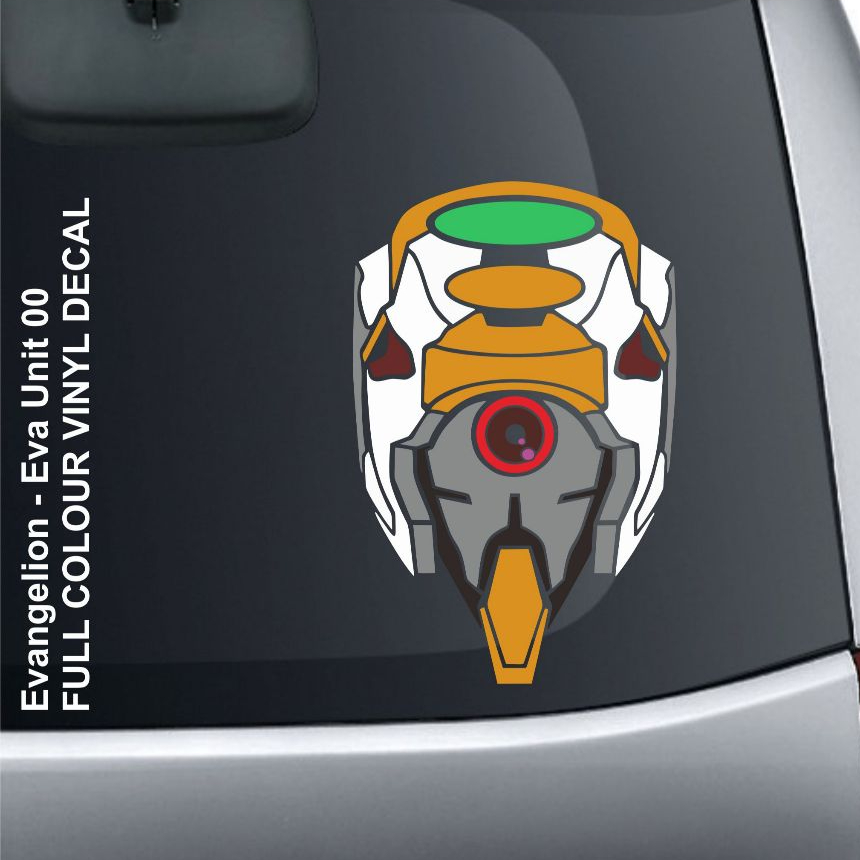 สติ๊กเกอร์ตัด Evangelion Eva Unit 00 Anime Manga car motor vgameshop