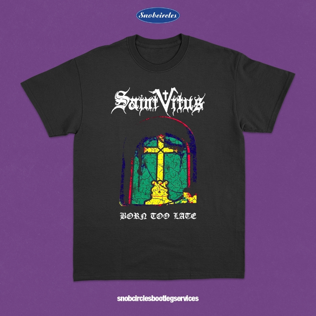 SAINT VITUS - BORN TOO LATE Band T-Shirt Merchanded Band Shirt