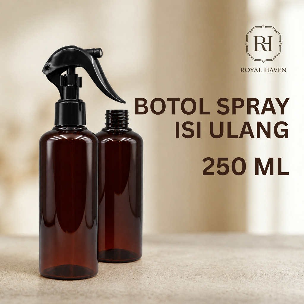 Royal Haaven 250ml ขวดสเปรย์รีฟิล - ขวดสเปรย์ PET ขนาด 250 มล