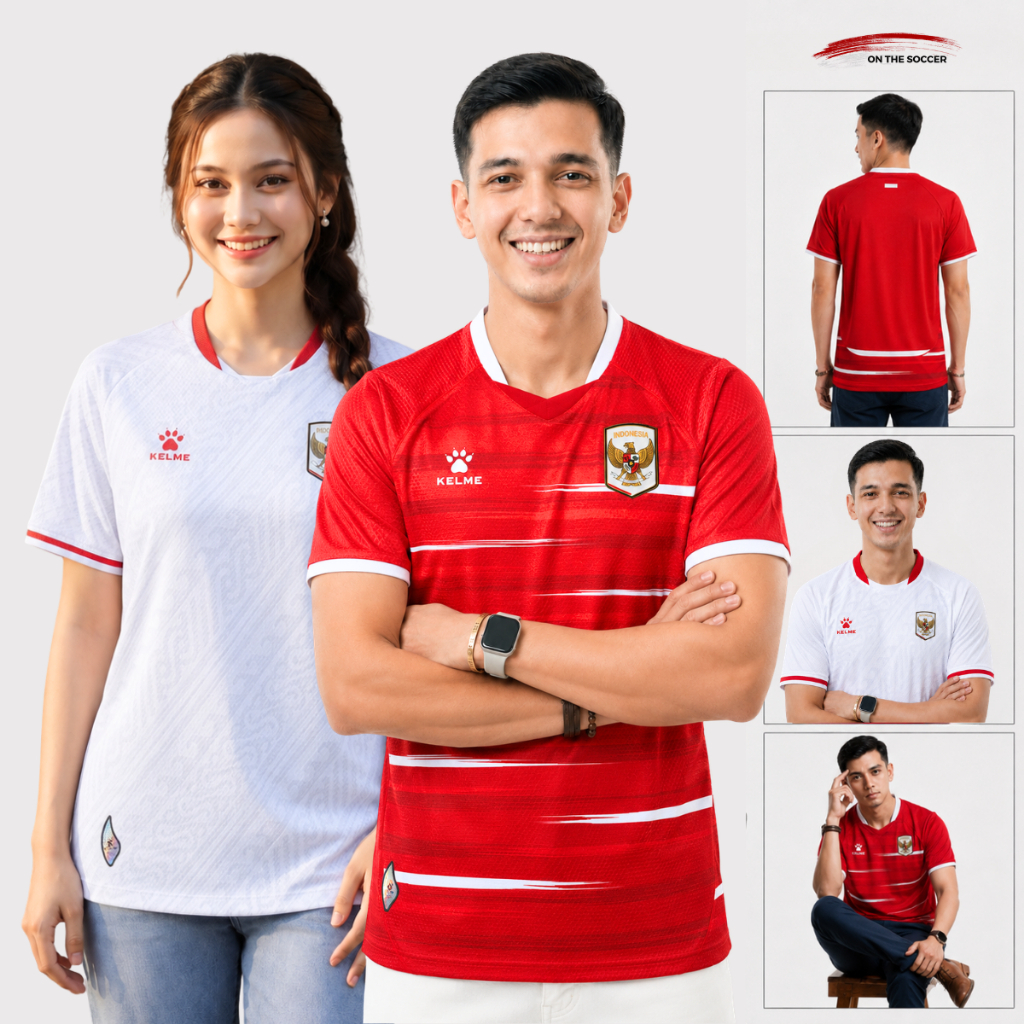 ทีมชาติอินโดนีเซีย Home away 2026 Big Over size Men Women Unisex Jersey