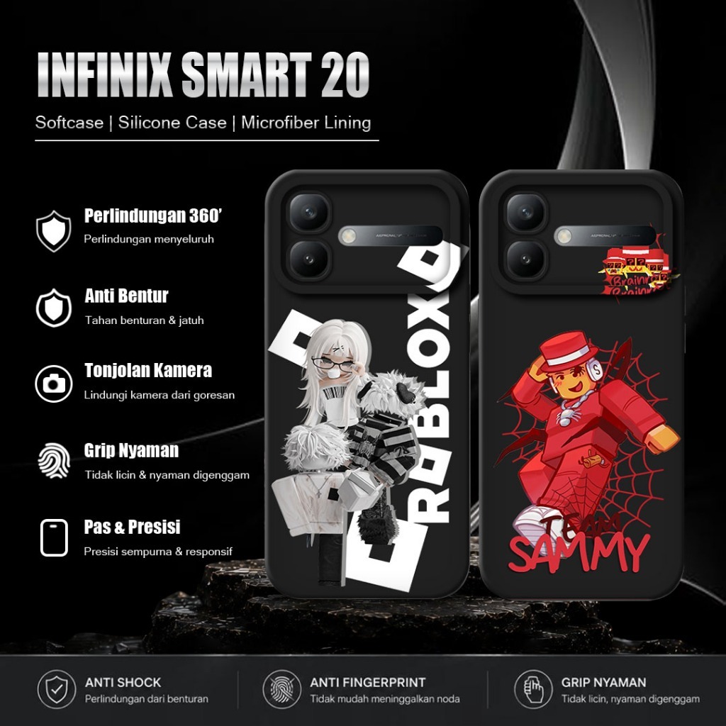 Softcase HP สําหรับ Infinix Smart 20 - เคส HP สําหรับ Infinix Smart 20 - Casing HP สําหรับ Infinix S
