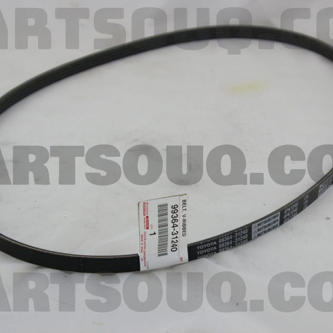 สายพานพัดลม V, V (COOLER COMPRESSOR ถึง CRANKSHAFT PULLEY), NO.1 Toyota Land Cruiser LC 100 HDJ 100 