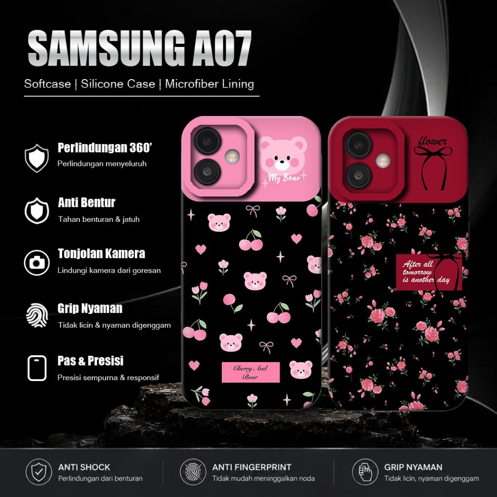 Softcase HP สําหรับ Samsung A07 - เคส HP สําหรับ Samsung A07 - ปลอก HP สําหรับ Samsung A07 - ตัวป้อง