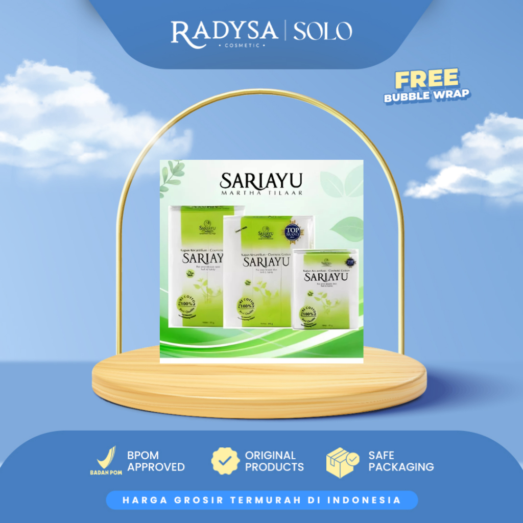 SARIAYU FACIAL COTTON 35gr 50gr 100gr - Beauty COTTON