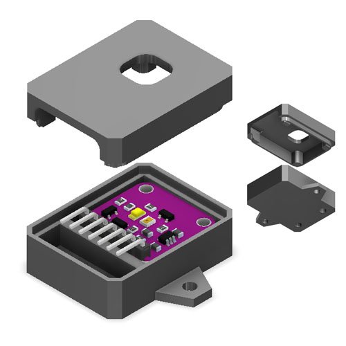 มุมเคส TCS34725 Color Sensor RGB โมดูลบอร์ดพัฒนาเซ็นเซอร์สี