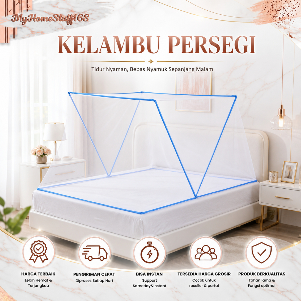 SHENAR MODERN FOLDING PRACTICAL MOSQUITO NET สําหรับ CHILDREN/ADULTS PORTABLE MOSQUITO NET