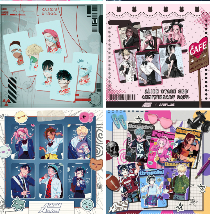 PHOTOCARD ALL SETS - ALIEN STAGE (GLOSSY/LAMINATED)
