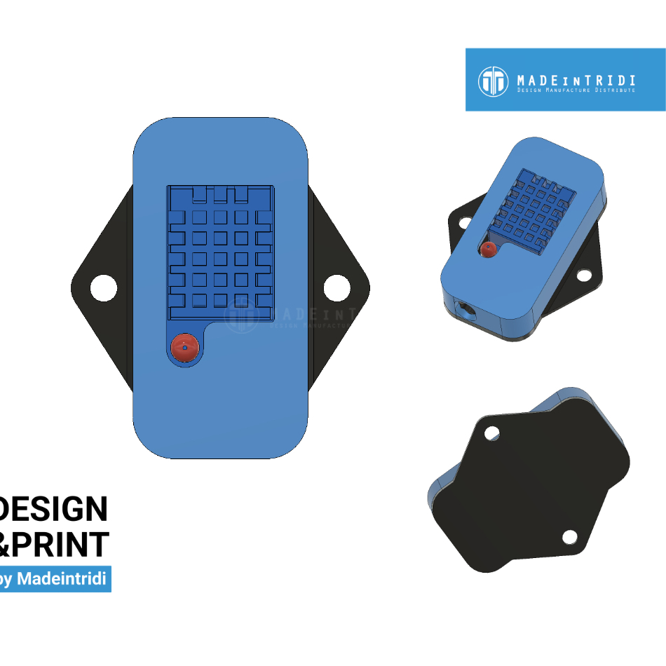 DHT11 LED Module Digital Temperature And Moisture sensor Casing - Madeintridi
