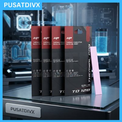 TD128 THERMAL PAD 12.8 W/MK ขนาด 120X20MM THICKNESS 0.5MM 1MM 1.5MM 2MM CHIPSET CPU GPU VRAM VGA HEA