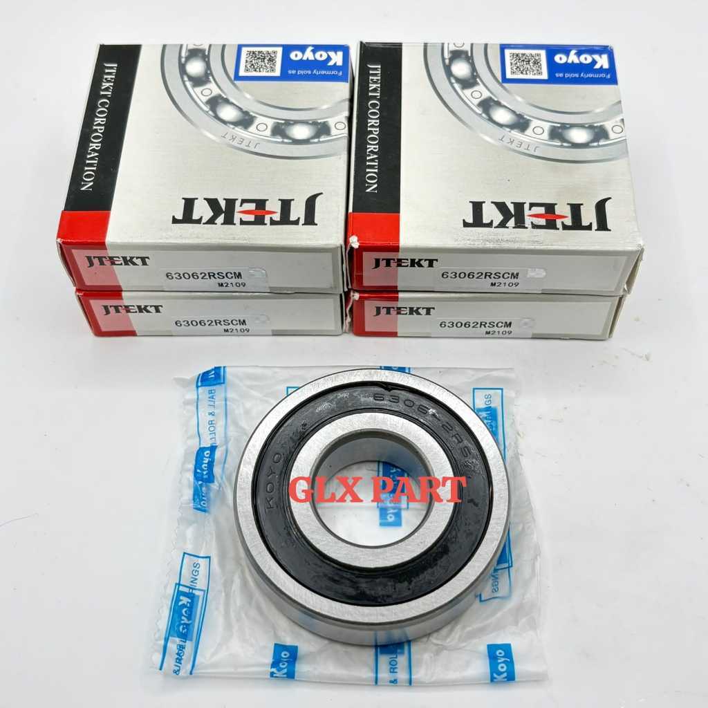 BEARING 6306 2RS KOYO หมวกยาง DIMENSIONS 30X72X19MM