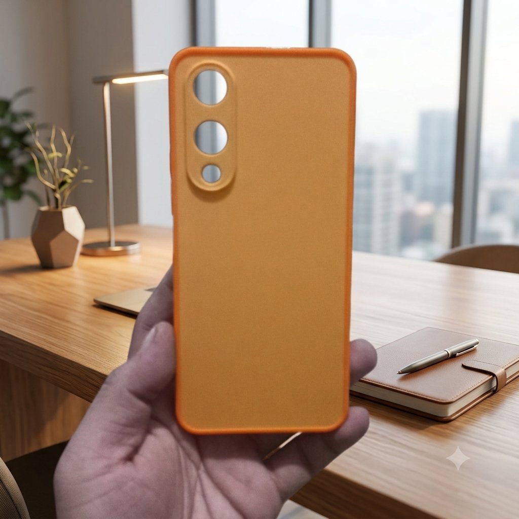 เคส Vivo Y17s V2310 Softcase Bumper Orange Series