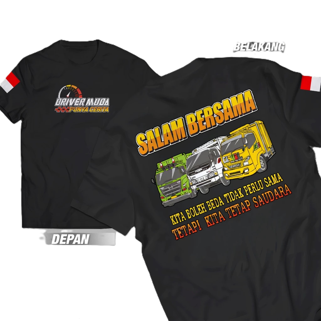 YOUNG TRUCK DRIVER เสื้อยืด GREETINGS พร้อม YOUNG TRUCK DRIVER Distro เสื้อยืด GREETINGS พร้อมเสื้อย