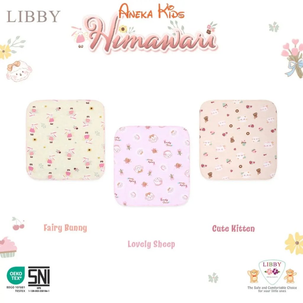 ผ้าเช็ดหน้าเด็ก Libby - Libby Washcloth Himawari Series