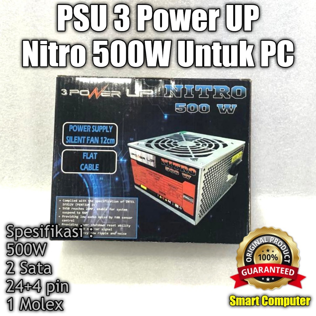 PSU 3 Power UP Nitro 500W
