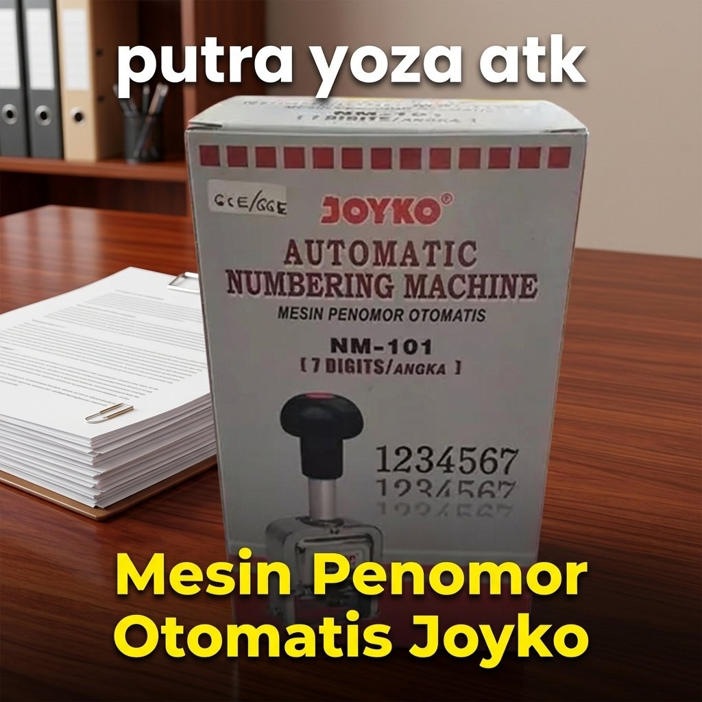 เครื่องตัวเลขอัตโนมัติ MESIN Joyko - 7 หลัก NM-101