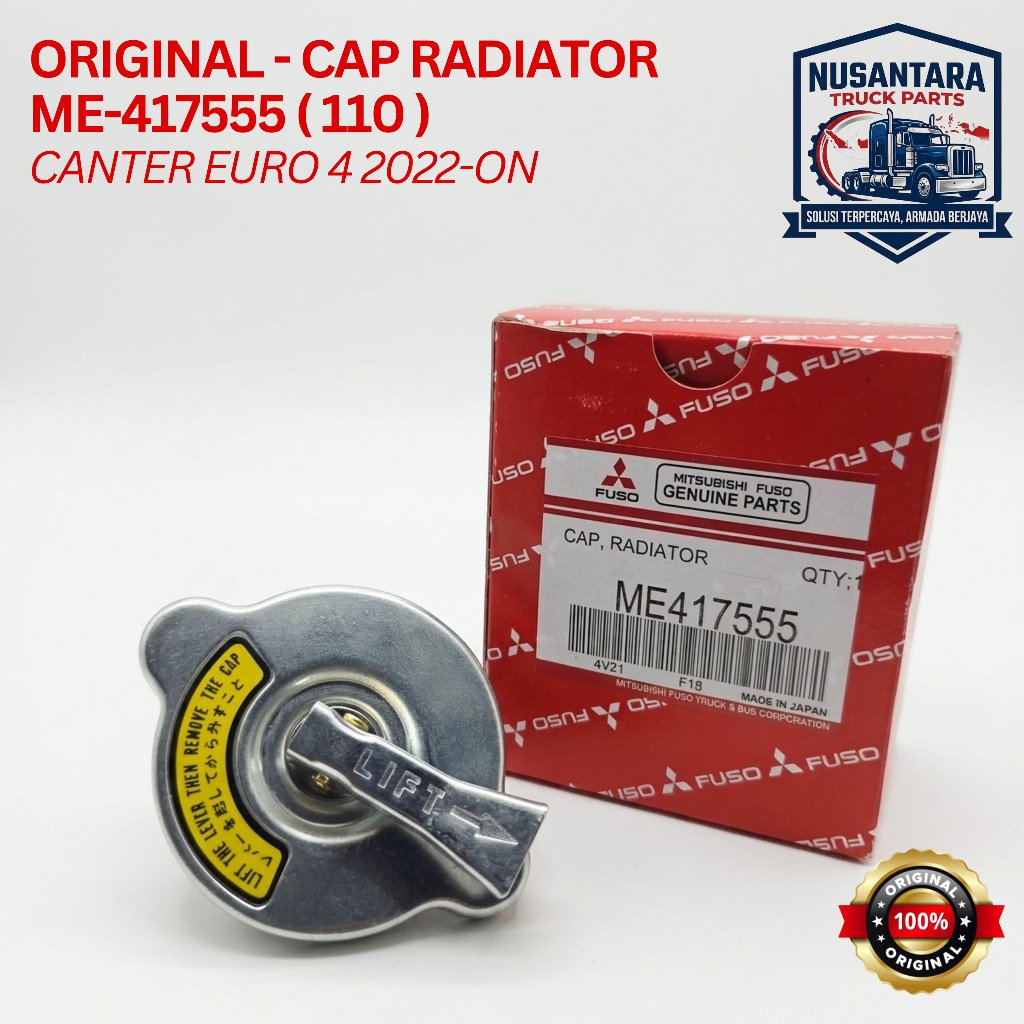 ฝาหม้อน้ํา/ ฝาหม้อน้ํา Canter Euro 4 2022-ON (110) ORIGINAL (ME-417555)