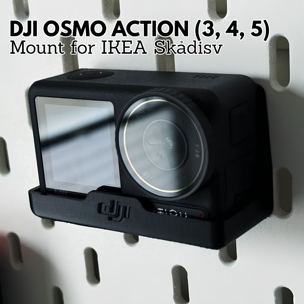 อิเกีย DJI Osmo Action Mount | Osmo Action 3/4/5IKEA Action Cam Camera Holder DJI Osmo Action Mount 