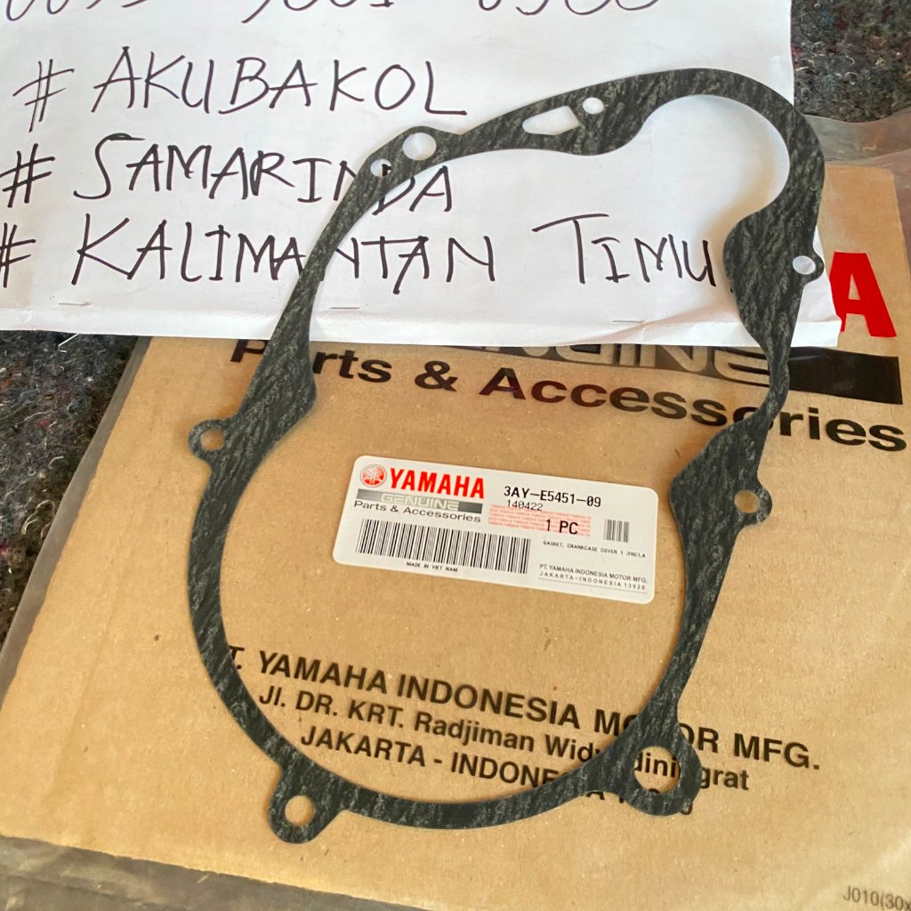 Original Yamaha F1ZR Force 1 ปะเก็นบล็อกคลัทช์ 3AY-E5451-09