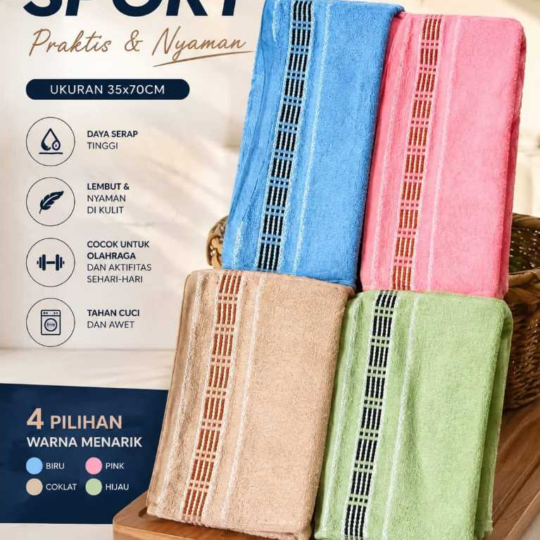 SURYAMART David Face Sport Towel / Sports / Cotton Sport Towel