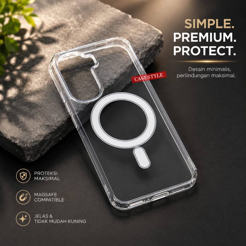 Magsafe Clear Case Iqoo Z11X Iqoo Z11 5G Iqoo Z10R Case Magnetic Magsafe Clear Wireless Charging CM-