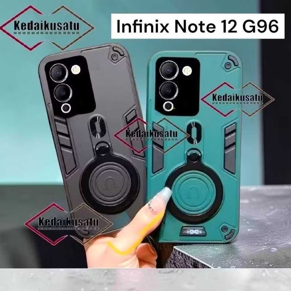 เคสแหวนหุ่นยนต์ Infinix Note 12 G96 360 ขาตั้ง Infinix Note 12 G96