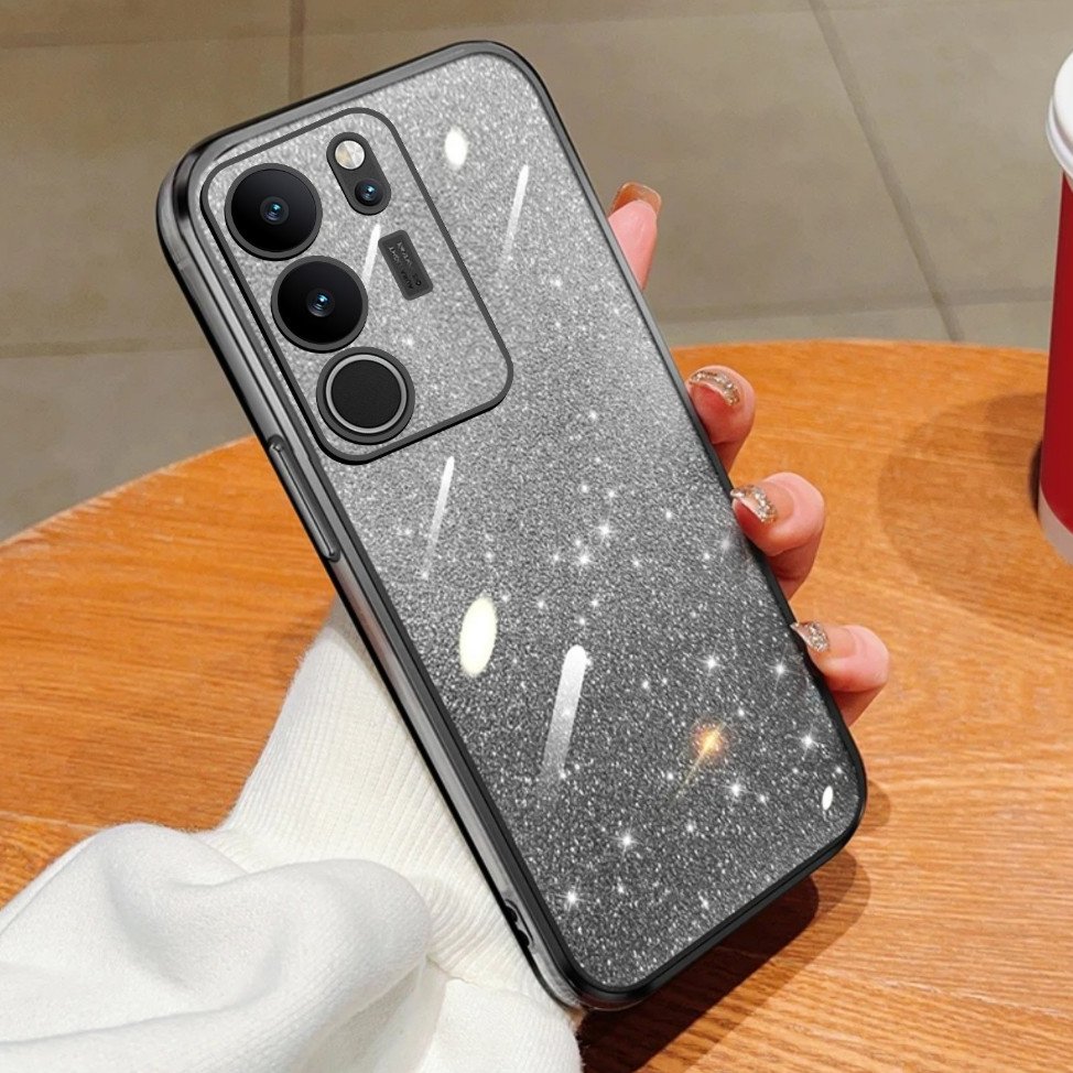 SoftCase Vivo V29 5G Luxury Glitter Bling Premium TPU Silicon Clear