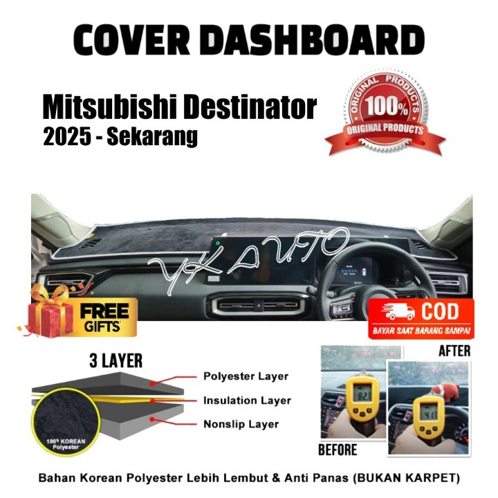 Mitsubishi Destinator Premium Dashboard Cover Destinator Dashboard Cover YK AUTO