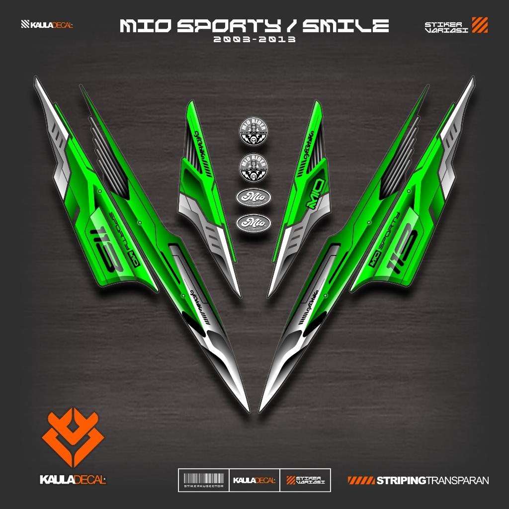 แถบสะท้อนแสง UV MIO SPORTY YS 5 สติ๊กเกอร์ใส YAMAHA MIO SMILE GARNISH สติ๊กเกอร์ MIO SPORTY