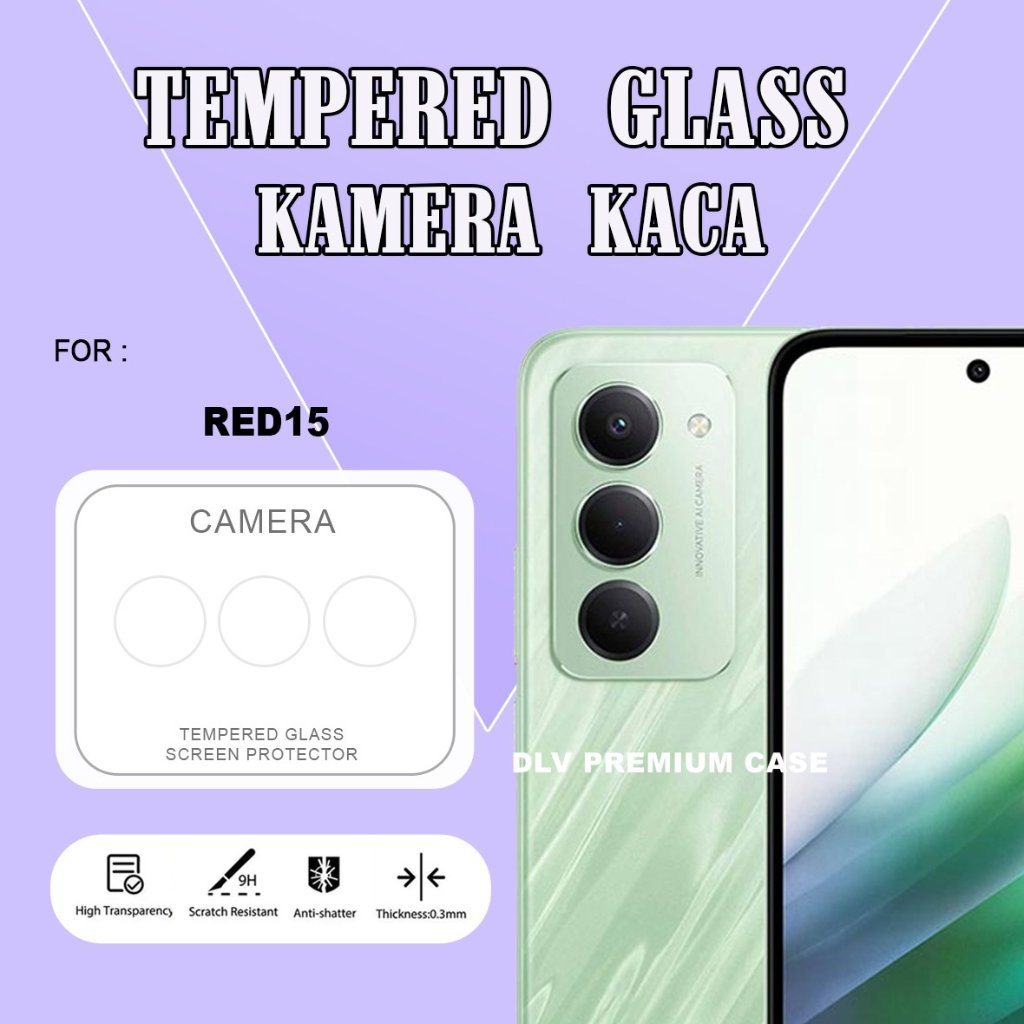 REDMI 13C REDMI 14C REDMI 15C REDMI 15 TEMPERED GLASS เลนส์ PROTECTOR ANTI-SCRATCH กล้อง REDMI 13C R