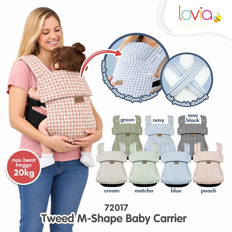Kiddy Tweed Baby Carrier M-SHape Baby Carrier / Carrier / SSC Baby Carrier / 72017