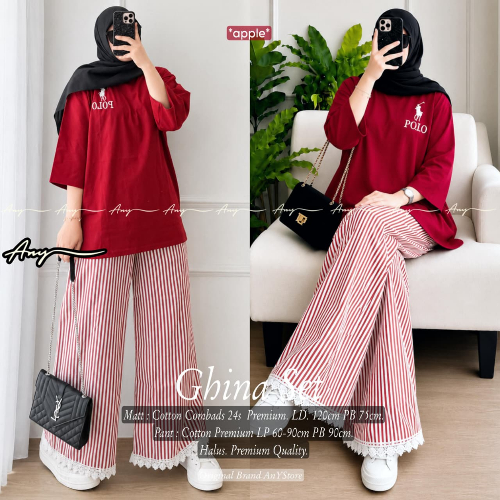 HQ เสื้อผ้าผู้หญิง GHINA SET จาก AnY FASHION STORE